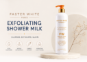 Faster White Paris Exfoliating Shower Milk for exfoliating, cleansing, hydrating and brightening skin